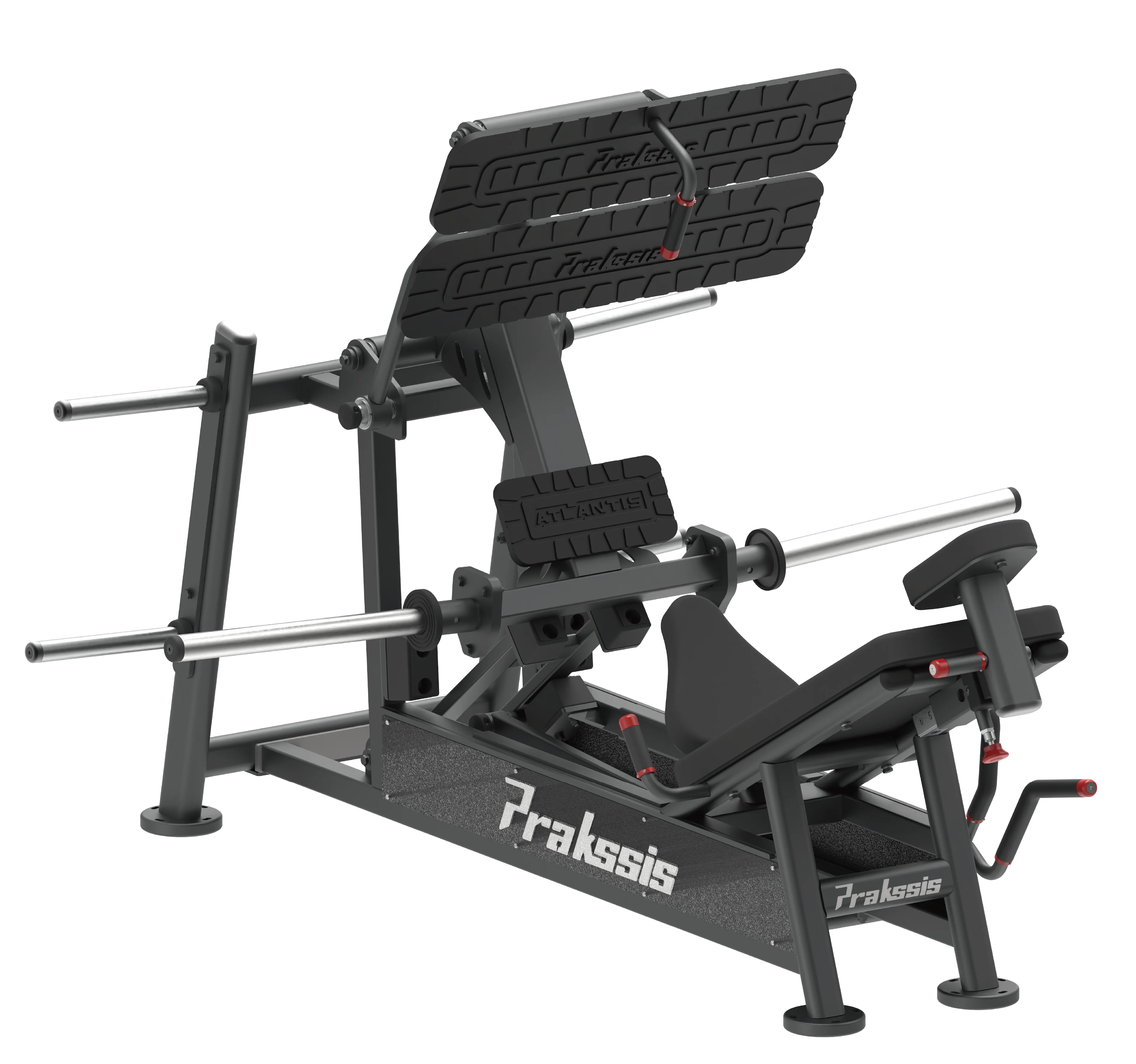 Prakssis Qinglong Series Pivot Press LD02 Commercial Steel Leg Press Machine with Safety Features for Gym
