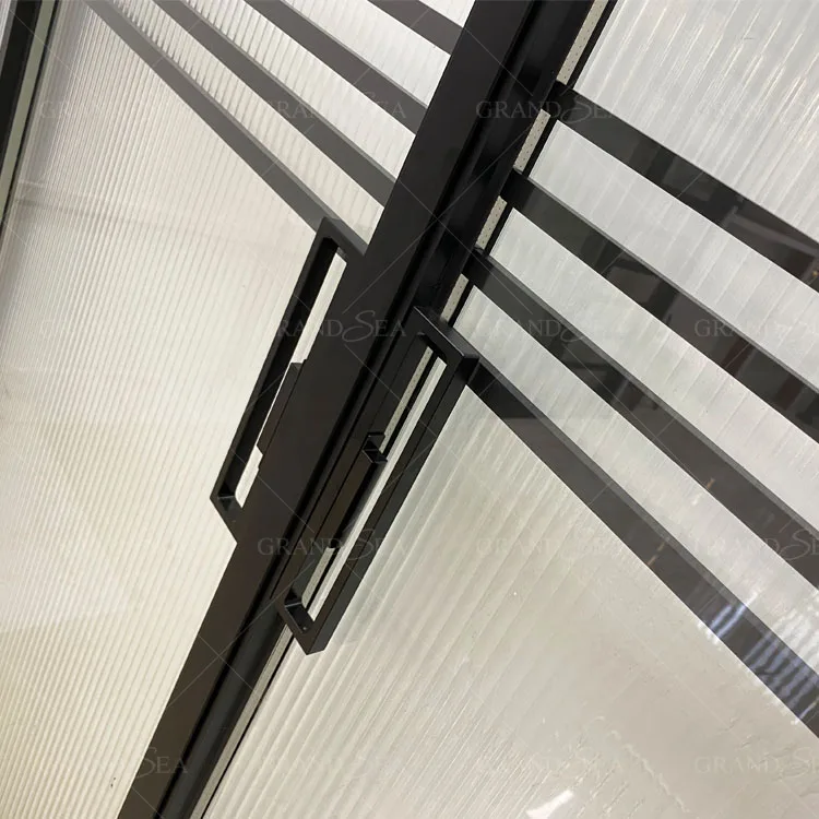 Свинцовая Защитная индивидуальная алюминиевая тонкая рама система Раздвижная стеклянная дверь для внутреннего дворика