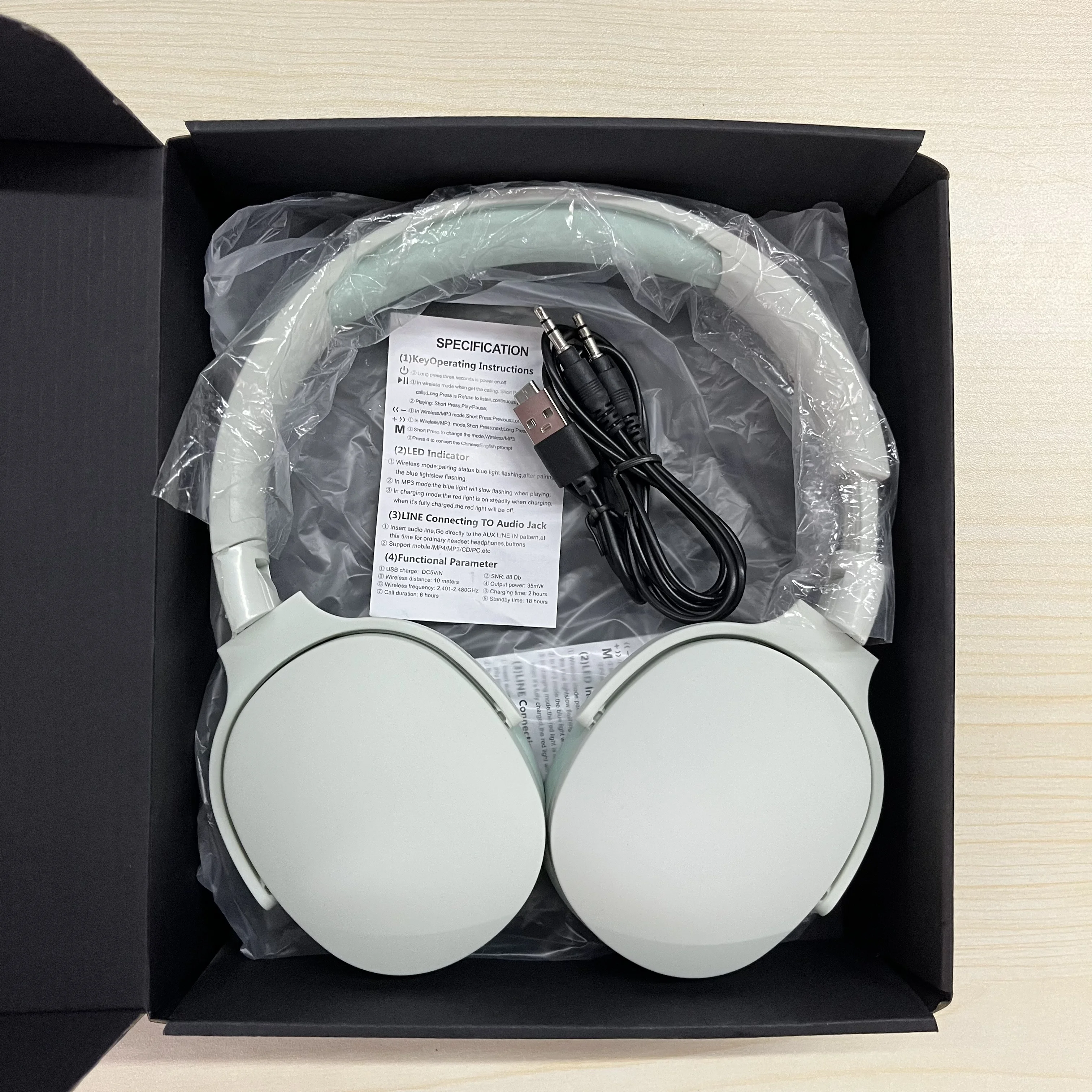 WIRELESS HEADPHONE Pro シルバー Pro Wireless Headphones - Over-Ear Bluetooth Headset with