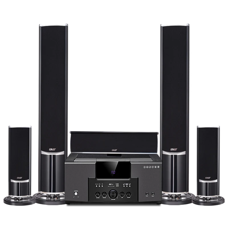 Kyyslb 5.1 Home Theater Audio Set Living Room Home Amplifier Speaker ...