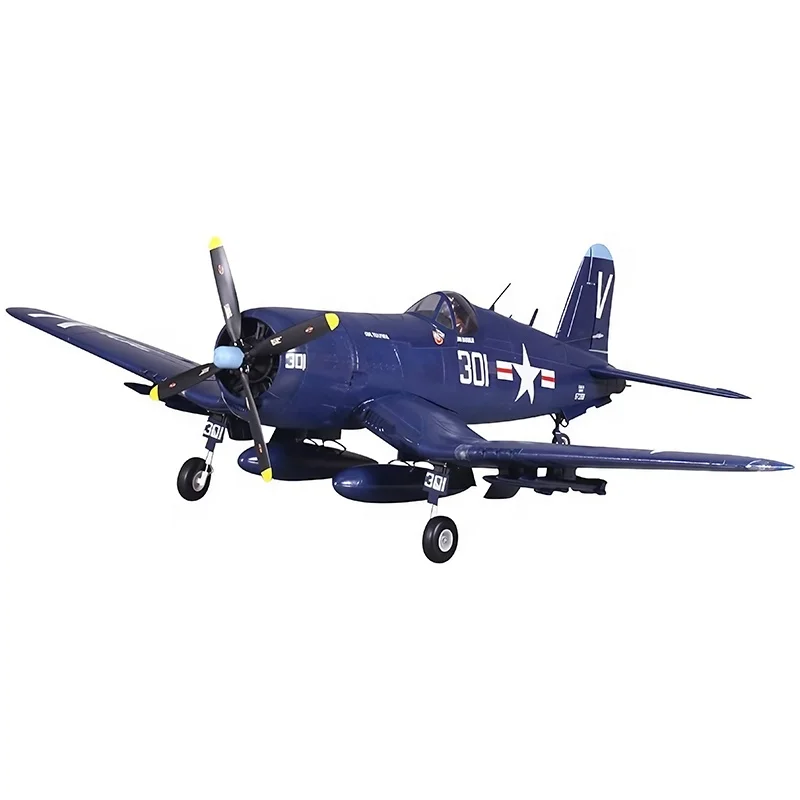 FMS 1400mm F4U Corsair Blue PNP RC爆撃機 | 4250 KV540ブラシレス