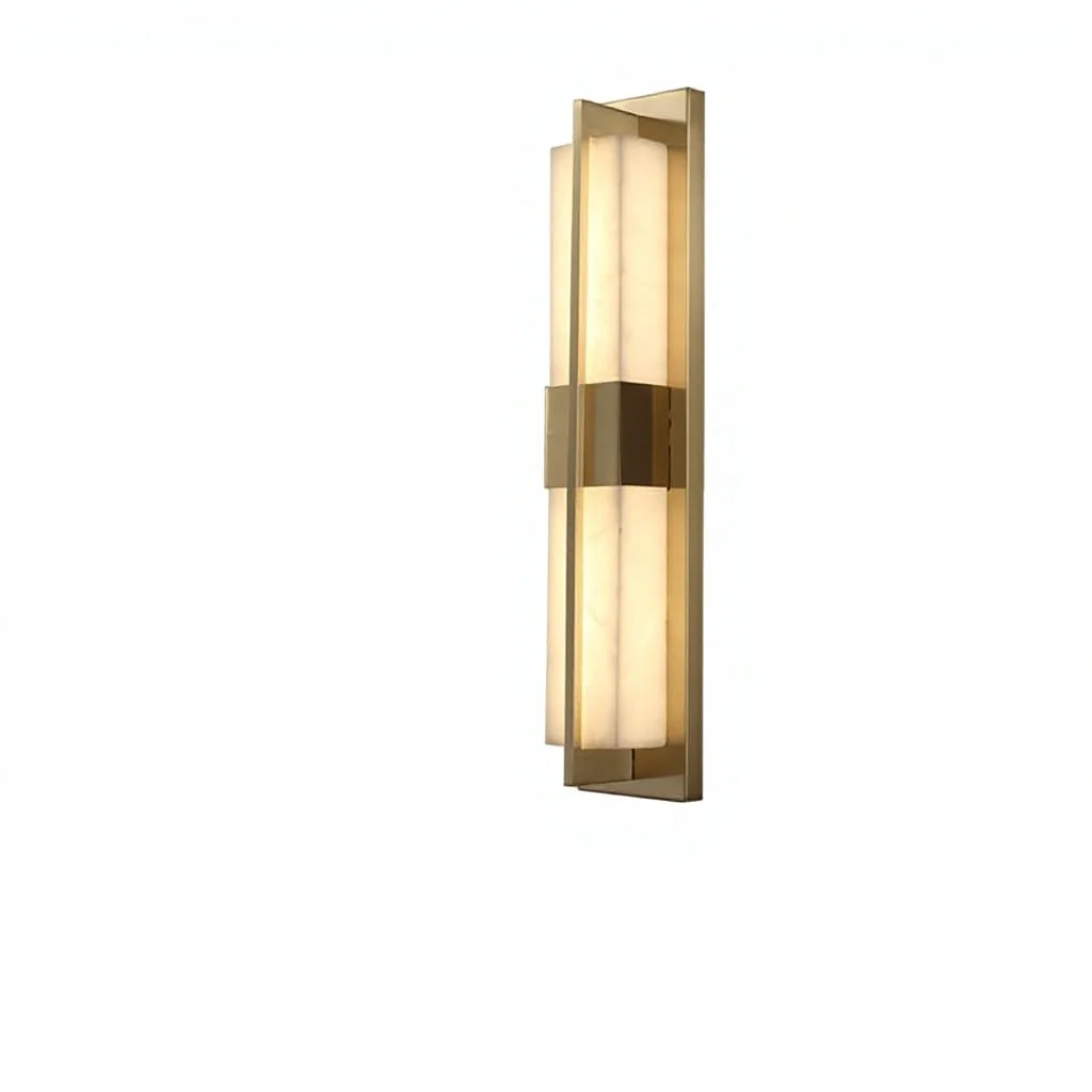 New Chinese-style Pure Copper Wall Lamp for Living Room Bedroom Entryway & TV Background