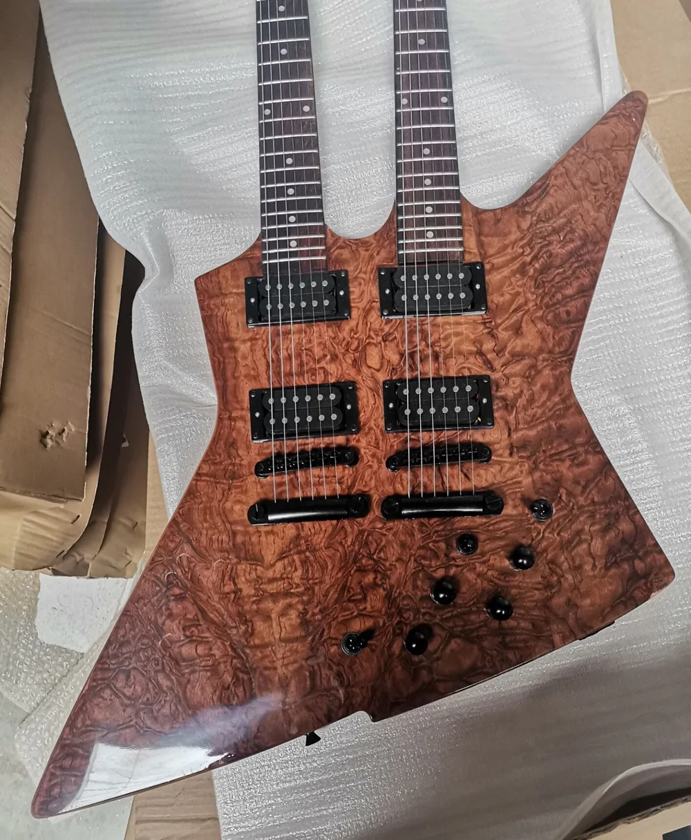 Good Quality Double Neck Explorer Electric Guitar Buy Double Neck