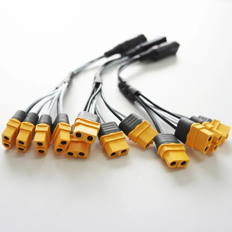 Connecteurs Batterie AMASS XT90/XT60/XT30 + Bouchons - Noir - Pour LiPo - Neuf