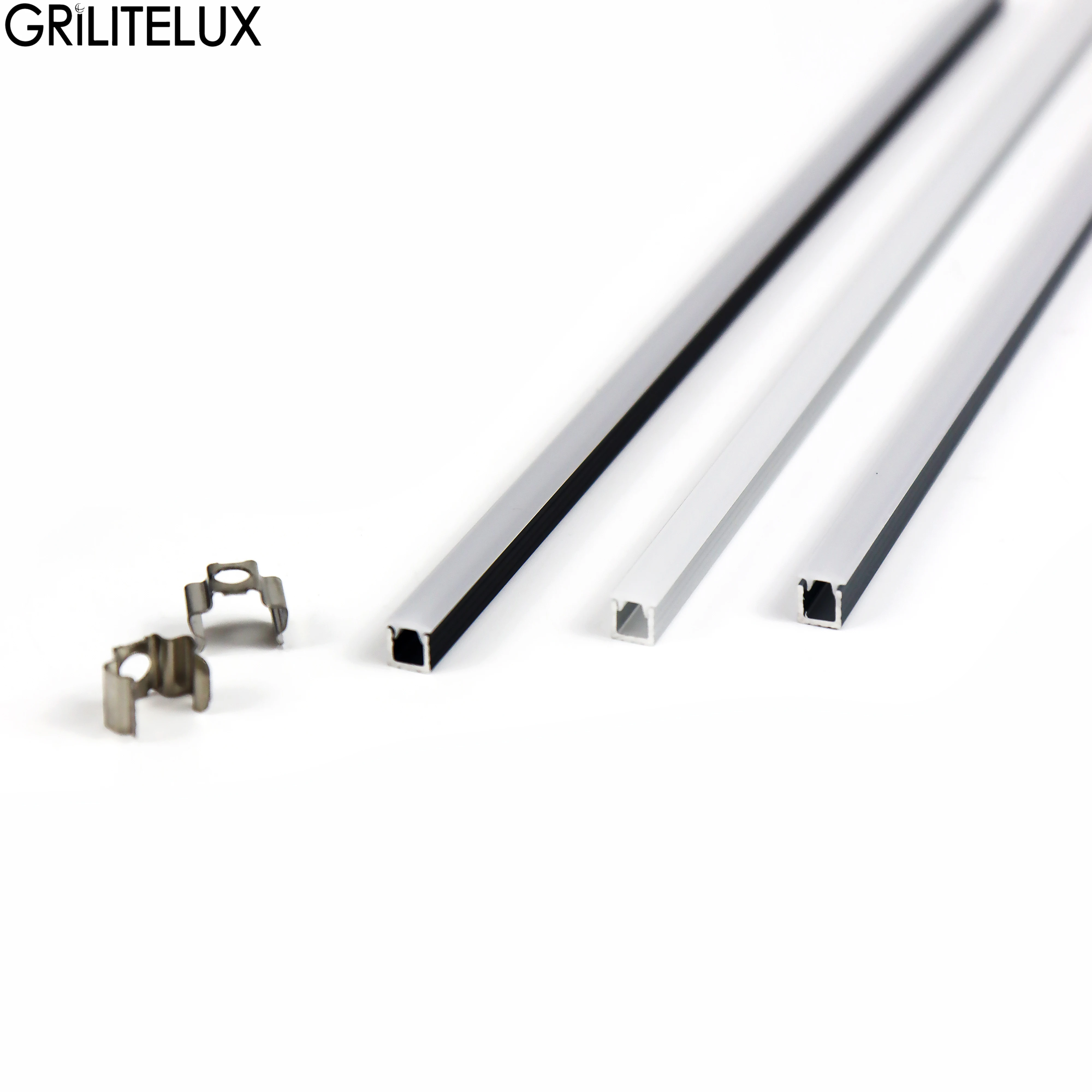 Customized 8Mm Width Surface Mounted Led Extruded Aluminum Track Channel for Led Strip Light
