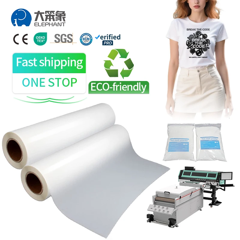 Premium Wholesale DTF Film for Fabric Printing & Packaging Transfer