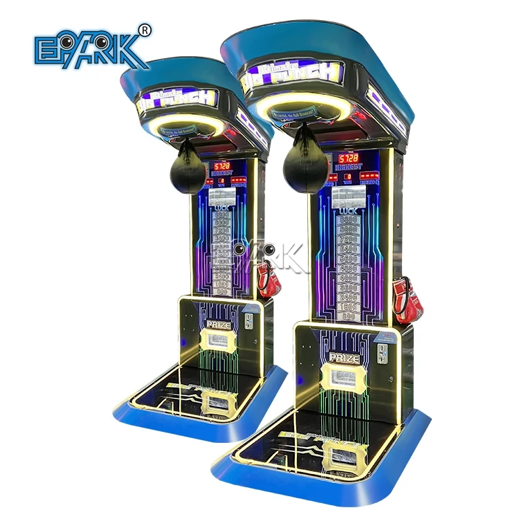 Coin Operated Electronic Boxing Machine Arcade Game Dragon Fist 3  Big Punch Boxing Game Machine