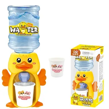 Children Preschool Pretend Play Drinking Fountain Toy Water Machine Cute Cartoon Animals Mini Water Dispenser Toys