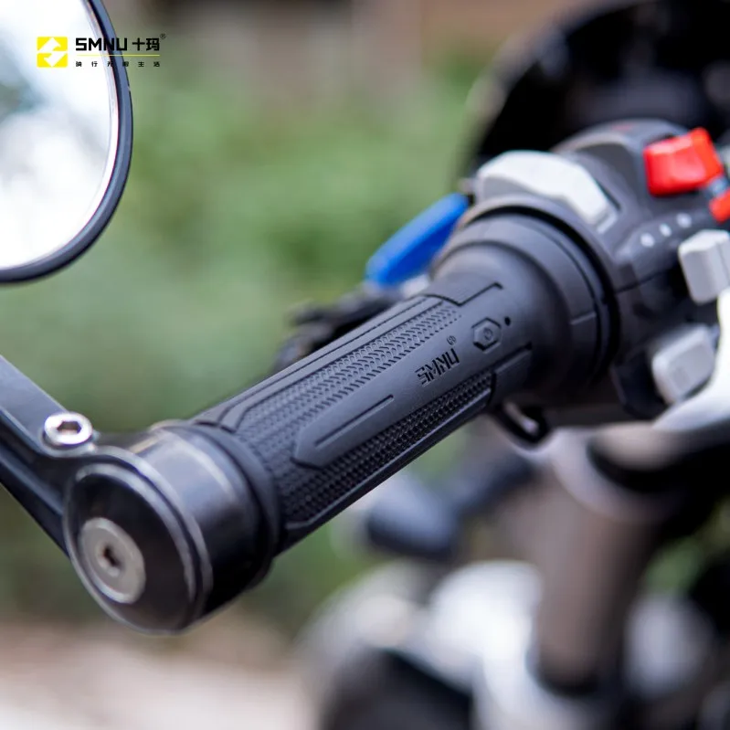 SMNU IP68 standarto vandeniui atsparūs elektriniai šildomi šilti vairų rankenų laikikliai motociklams ir dviračiams