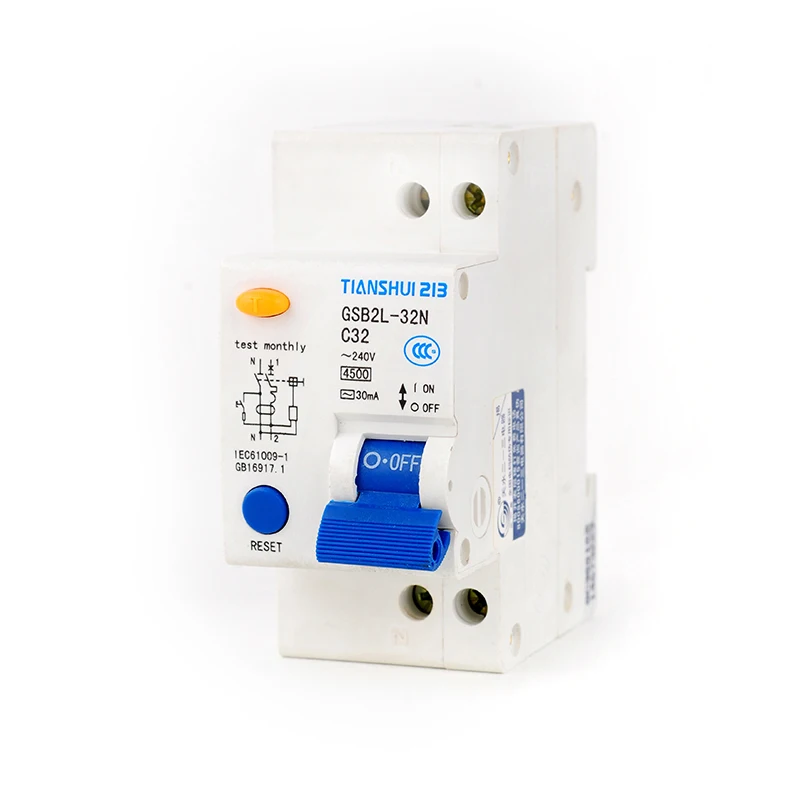 RCD RCCB ELCB 2 Pole 4 Pole Earth Leakage Circuit Breaker