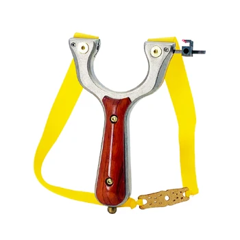 2021 New Factory Direct Price Stainless Steel Solid Wood Slingshot Hunting Equipment Water Margin