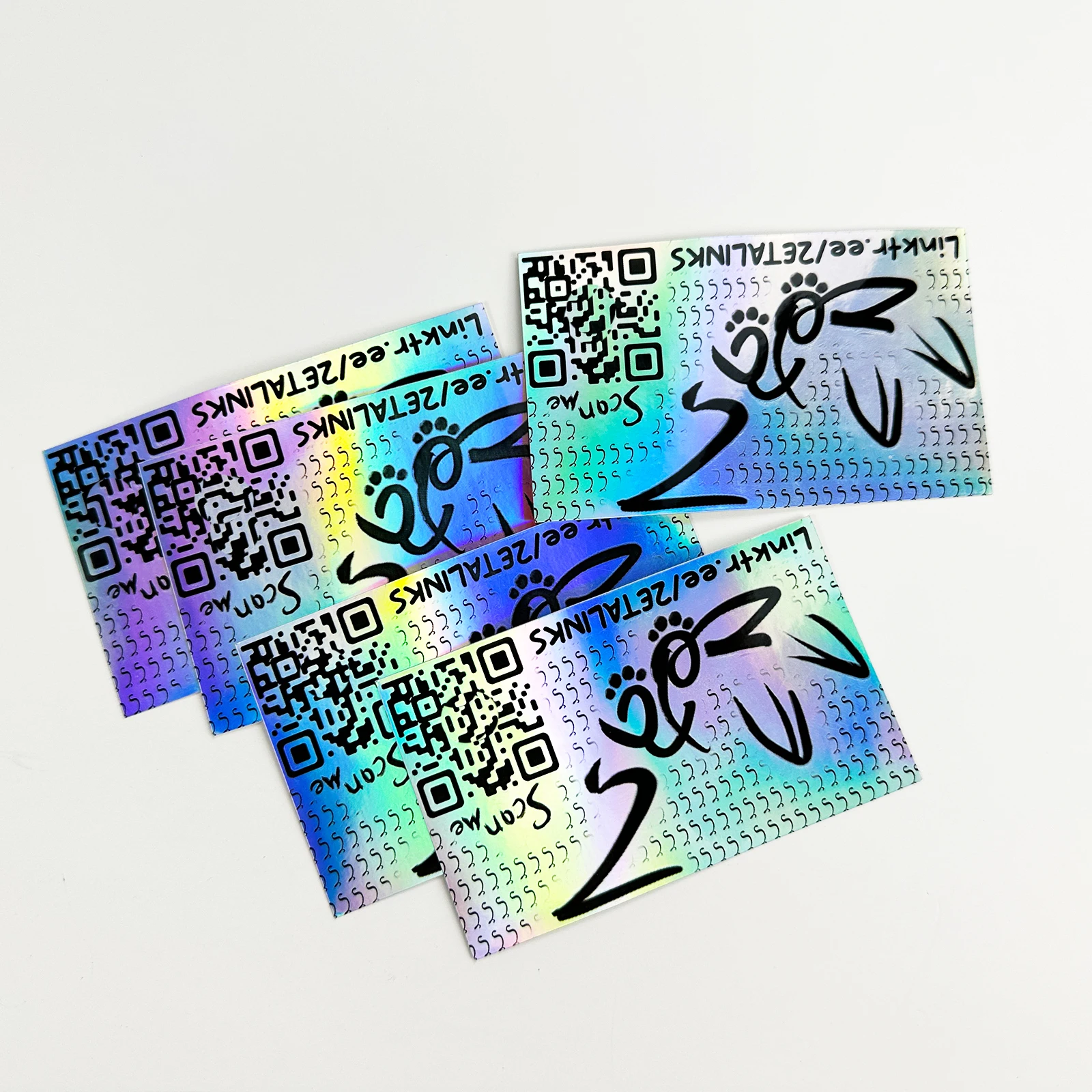 Customizable Holographic Stickers - Durable & Eye-catching