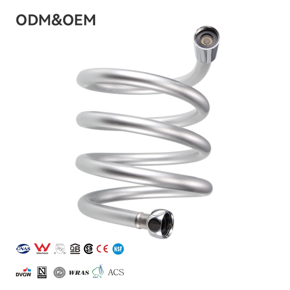 PVC Shower Hose Flexible  High Pressure Shower Head with Holder Bathroom Accessories for Home Hotel