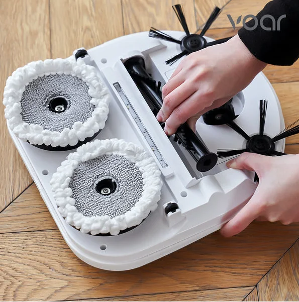 Superior To Everybot Dual Spinning Mopping Robot,2 In 1 Sweeping And Mopping Robot,Automatic