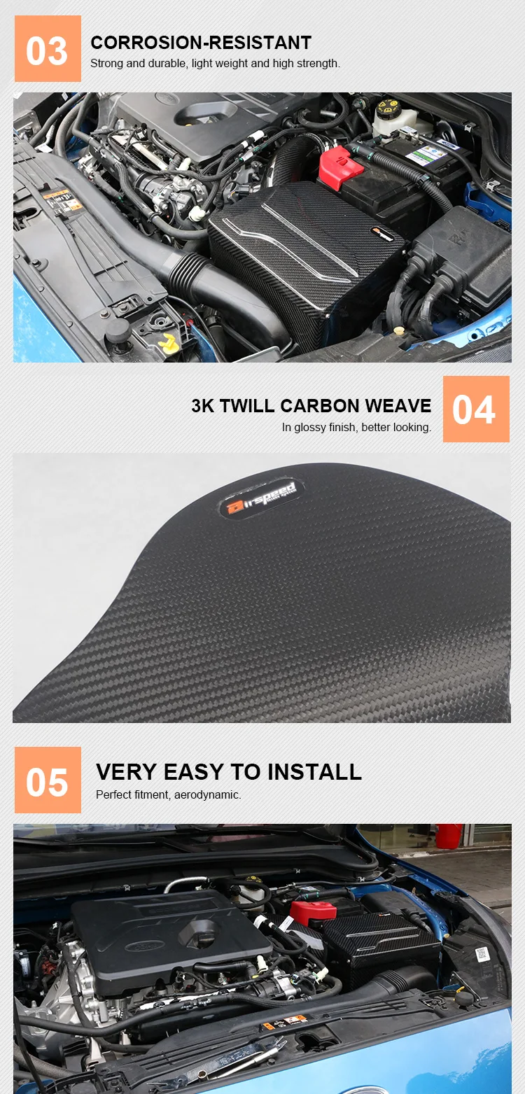 Airspeed Neat and Clear Surface Texture Dry Carbon Fiber Cold Air ...