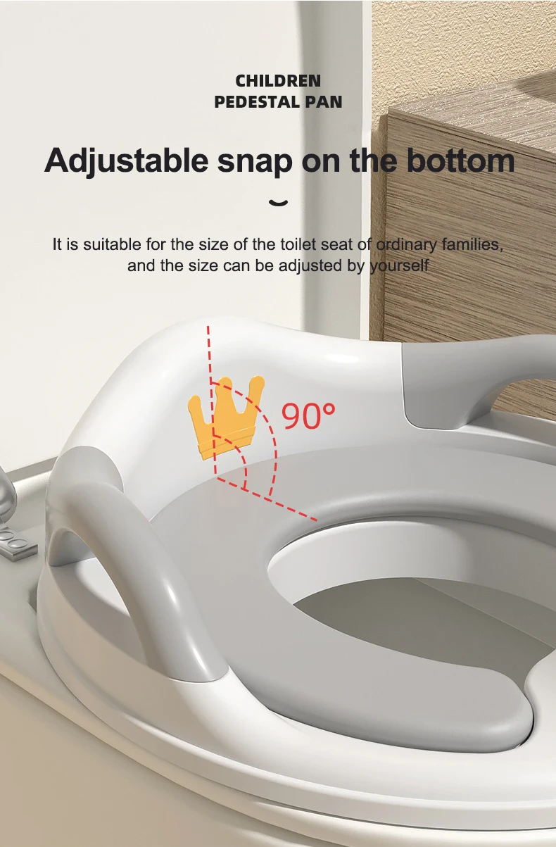Portable Toddler Potty Training Seat With Handles For Boys And Girls