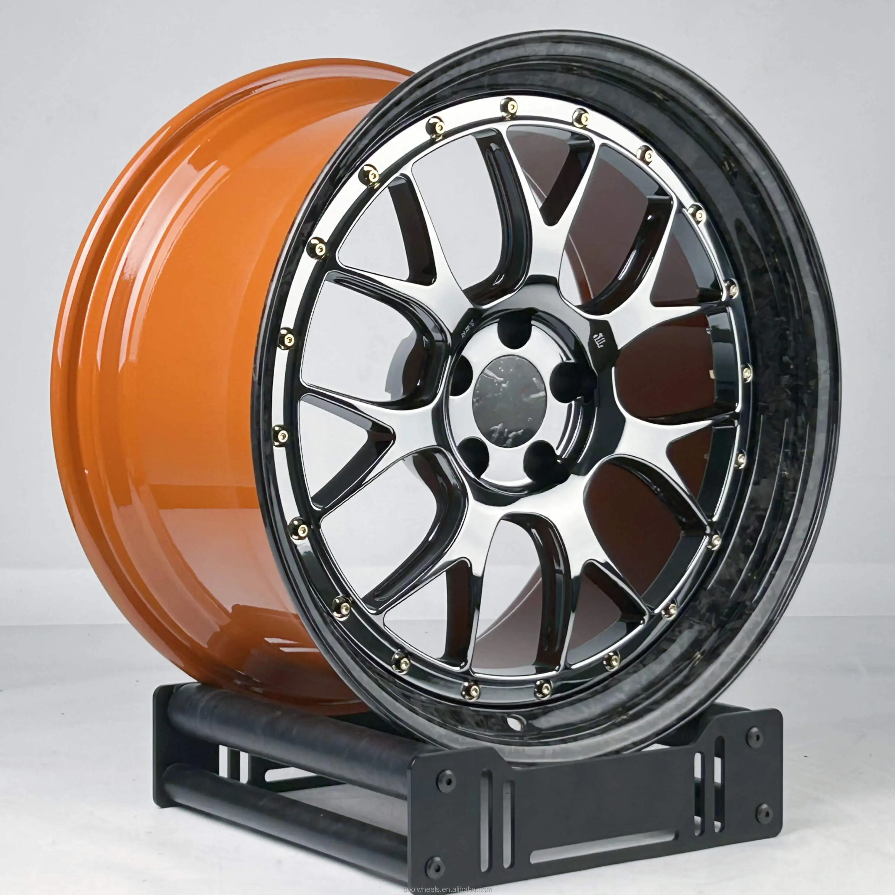 Bku Forged 3 Piece Wheels 18 19 20 21 22 Inch Deep Dish Custom 5x120 ...