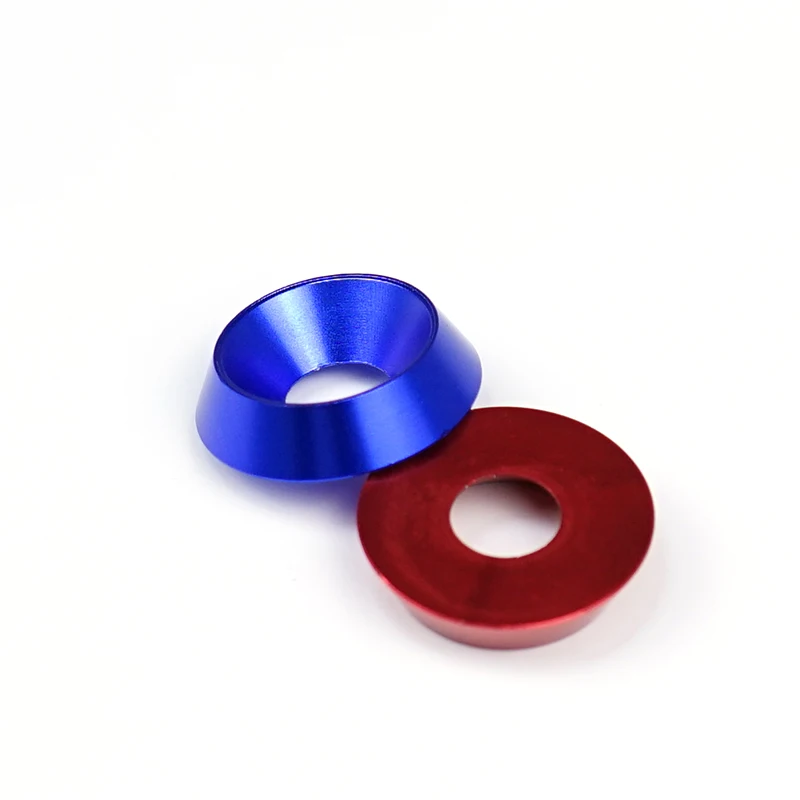 Custom Cnc Machined Turning Part Aluminum M6 to M8 M3 Washer Cone Cnc Service Aluminum