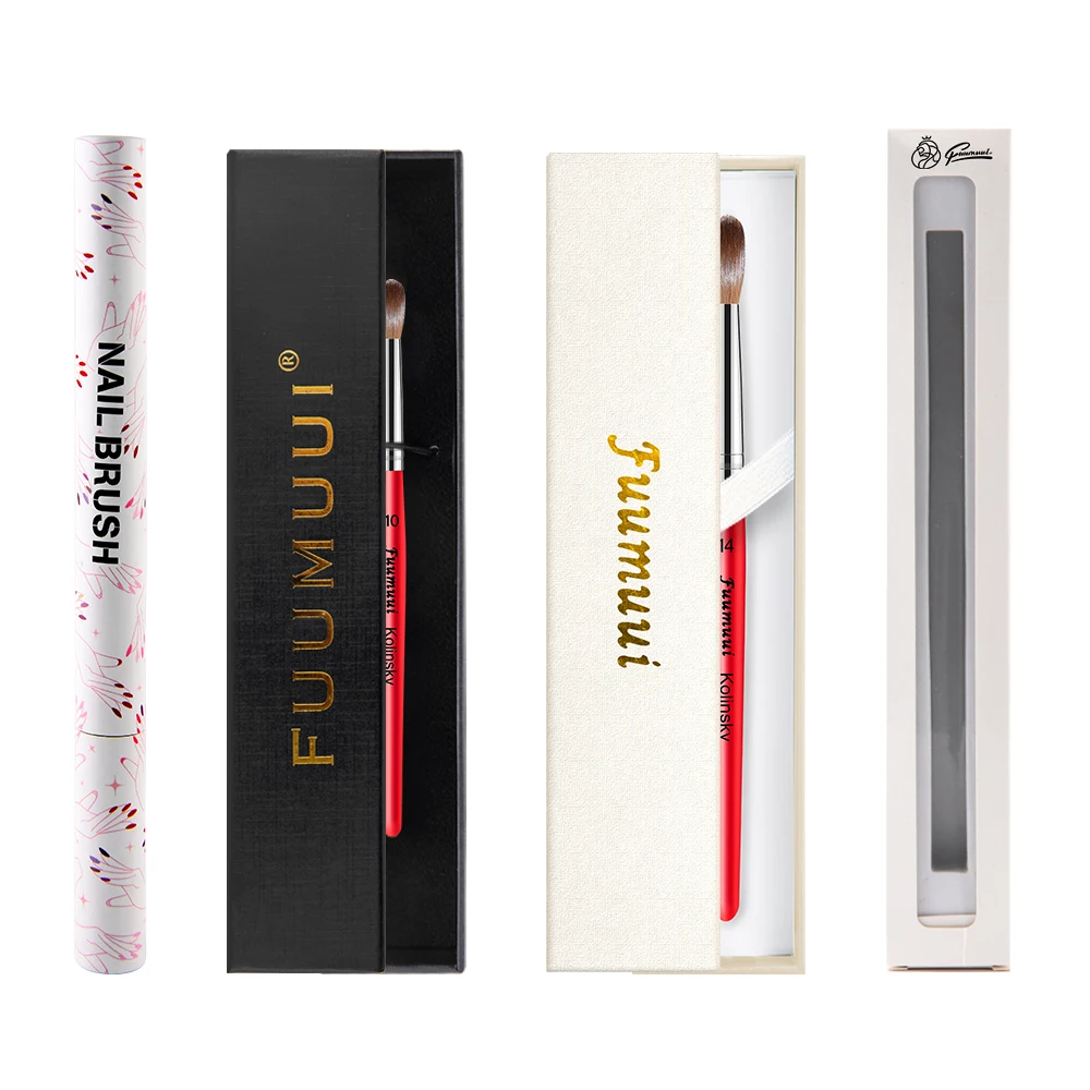 2021 High Quality Acrylic Nail Brush Manufacturer Custom Logo 100 Genuine Kolinsky Acrylic