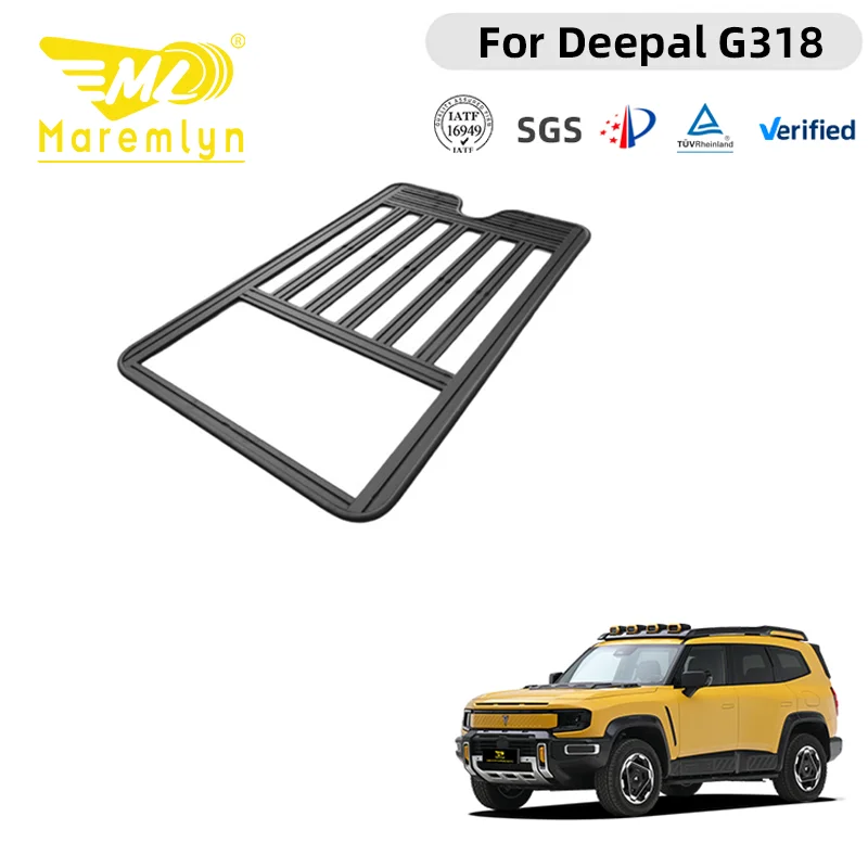 Maremlyn Aluminium Alloy Thickness Roof Cargo Platform Roof Luggage Racks for Deepal G318 Outdoor Travel Modify Parts Exterior Kit