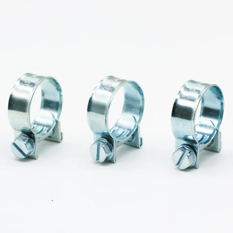Хит продаж Сверхмощный зажим для шланга из оцинкованной стали мини-хомуты с винтами