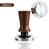 Madera maciza y acero inoxidable, 58 mm [Fondo plano]