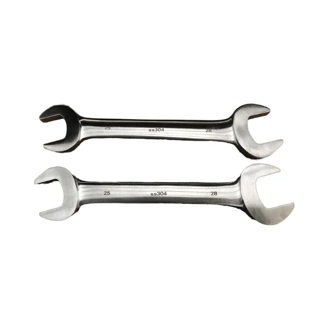 Oak Brand Stainless Steel  Tools  Double Open End Wrench  8*10mm Hot Sale, High Hardness Suitable for Various Fields