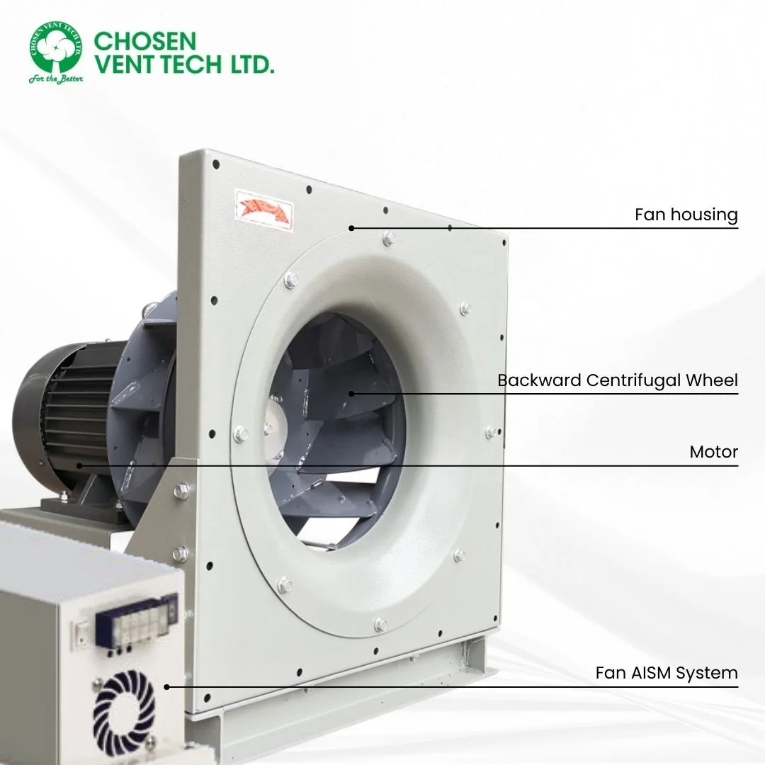 High Efficiency CHOSEN Dust Exhaust Fan for Industrial Use