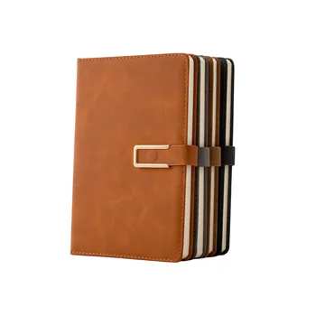 OEM Hardcover Business A5 Mini Cute Journal Hard Cover High Grade Pu Leather Notebook Customizable Leather Notebook