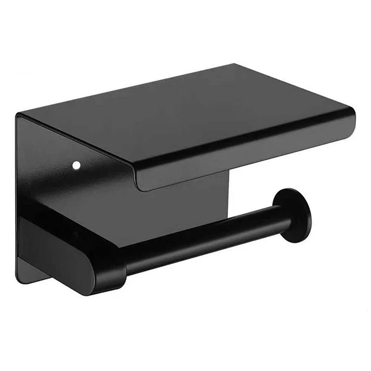 Toilet Paper Roll Holder With Shelf Toilet Paper Holder Stainless Steel