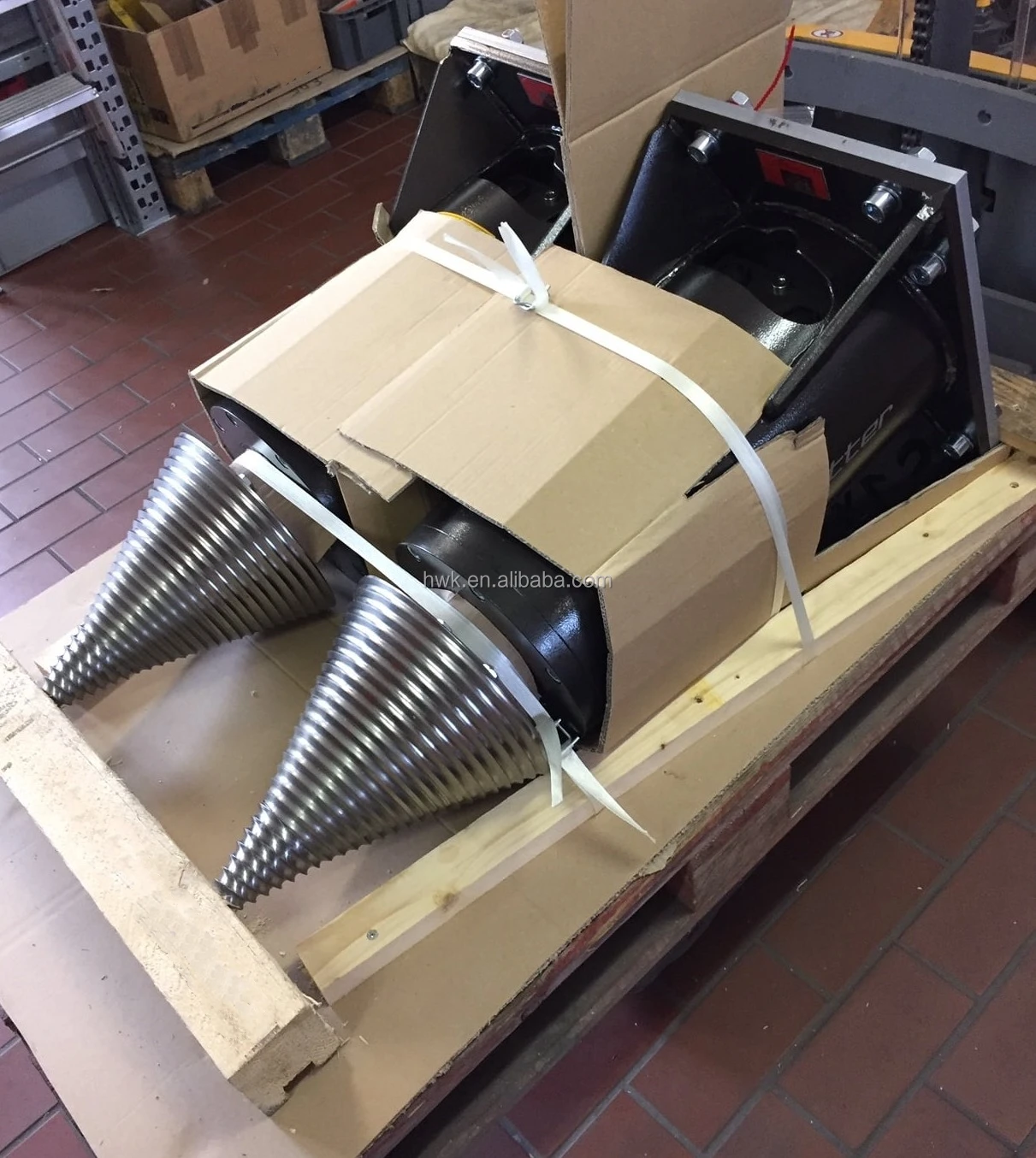 Factory Customized Hydraulic Screw Cone Log Splitter For Excavator Skid