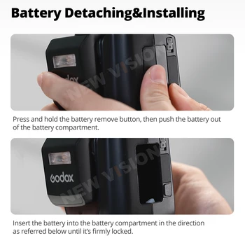 Godox Vb30 Battery 2980mAh Photography Flash Light Lithium Battery for V1pro V1 Pro detail image