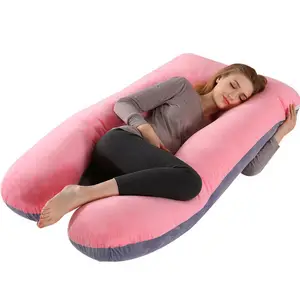 All Seasons Multi-Color Removable U Shape Adjustable Pregnancy Maternity Pillows Cushions With Zipper
