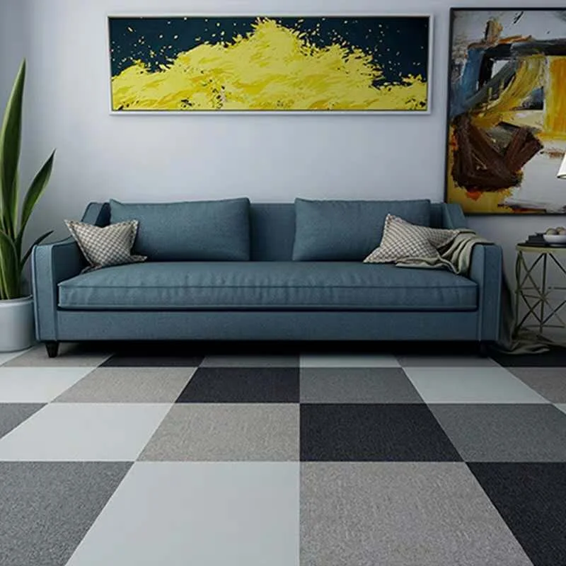 High Quality Polypropylene Material Sound Insulation Decoration Movable Flooring Office Carpet Tiles 50x50cm