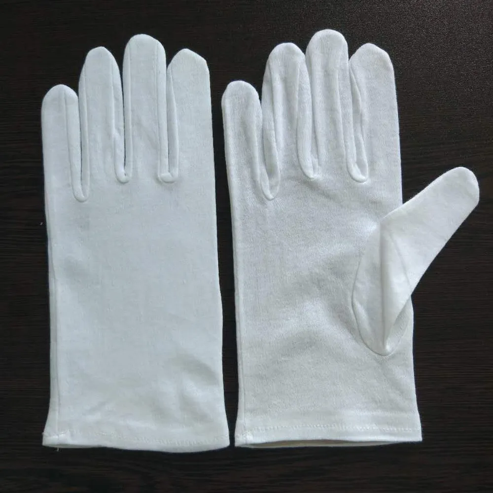 Top Latest Design Your Own Cotton Masonic Custom White Gloves for Unisex in Cheap Price