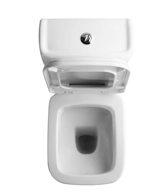 AIDI Modern Bathroom Box Rim P-trap Square Shape Two Piece Toilet supplier