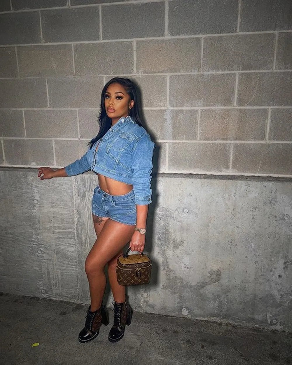 Piece Sets Womens Jeans Denim Jacket and Shorts Set Women Plus