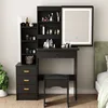Silla negra con LED