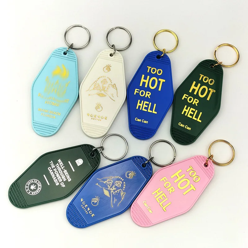 Customizable Acrylic Plastic Promotional Keychain Carabiner for