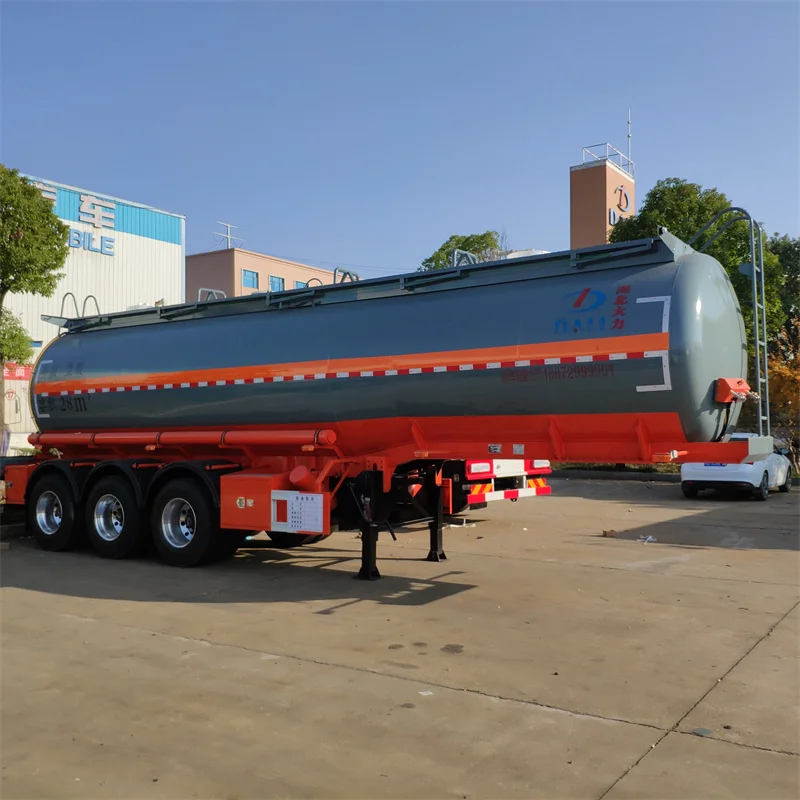 33%-36% hydrochloric acid tank trailer for sale