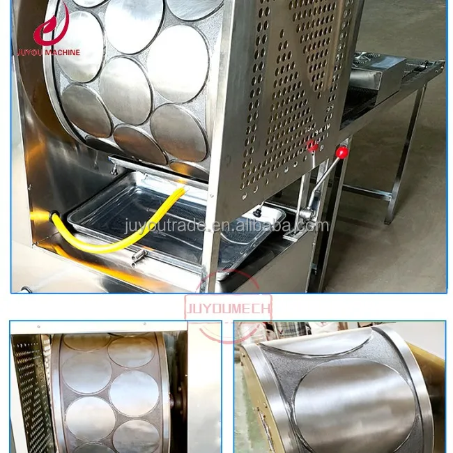 JUYOU Rolling Wrapping Maker Vietnamese Rice Paper Samosa Sheet Automatic Lumpia Wrapper Spring Roll Make Machine