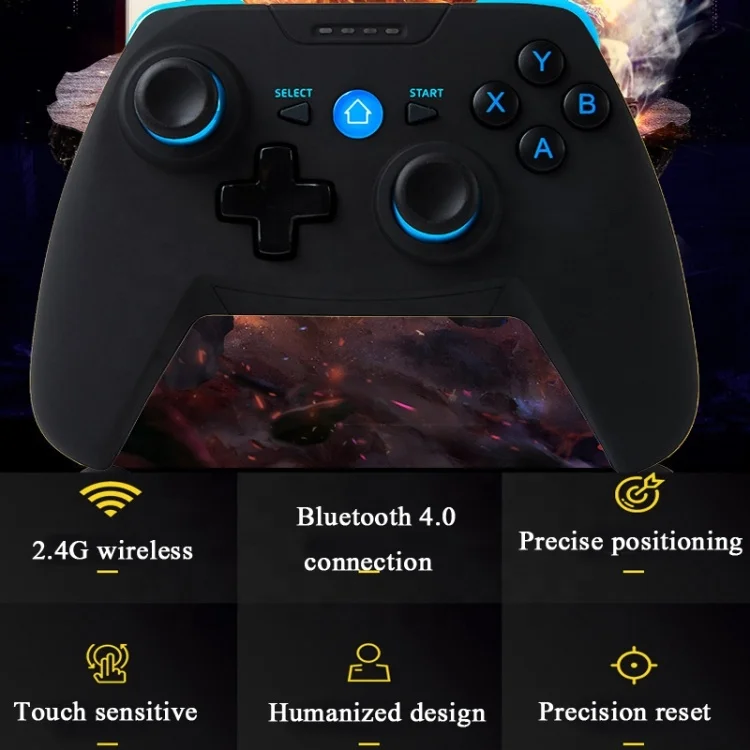 X1S Wireless Game Controller Color Joystick Trigger PS 4 X box One Gamepad Switch Console Mobile Game Controller Phone Holder