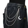 Regular chain, medium size, moon design