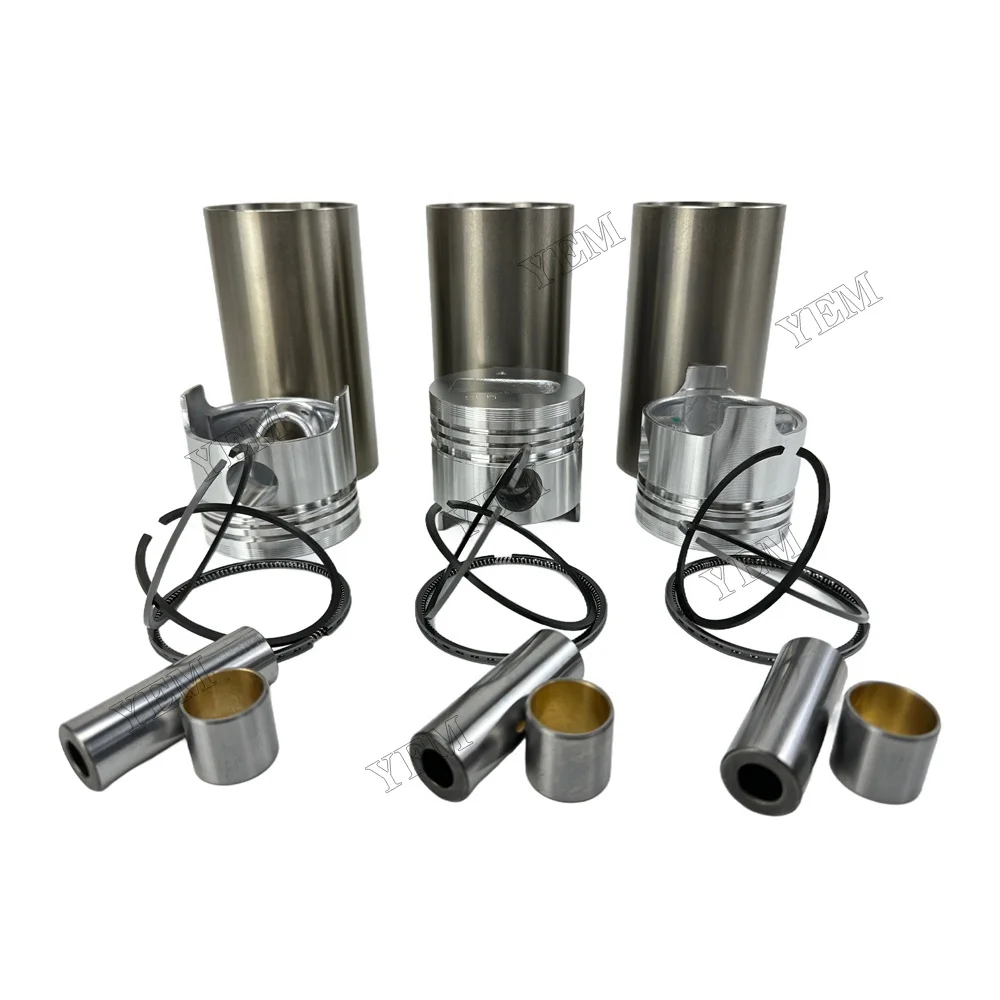 Cylinder Liner Kit Fit for Mitsubishi S3L Engine 6