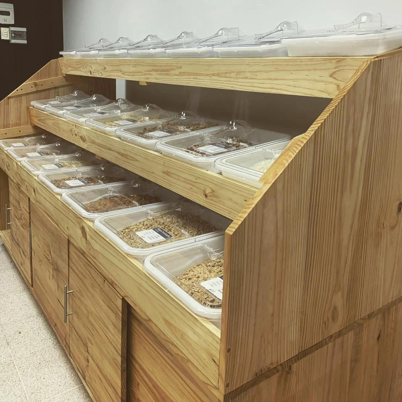 Bulk Food Display Container Food Bin With Scoop Buy Food Bin Bulk