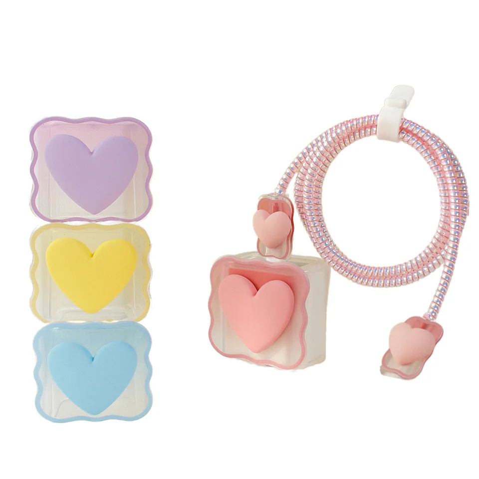 New Design Cute Usb Cable Protection Sleeve Charger Protective Case for 14 Pro Max Mobile Phone Charging Cable String Anti-break