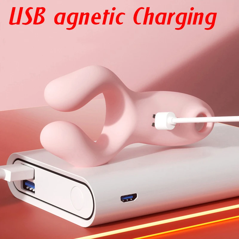 3 in 1 C-Shape Design Sucking Sex Vibrator, Adult Sex Toys for for Clitoral  G Spot Stimulator, Female Couples Sex Toy
