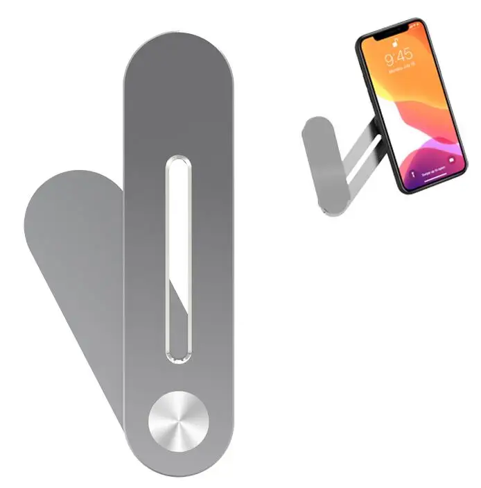 Computer Expansion Stand Magnetic Mobile Phone Holder Adjustable Laptop Side Mount Clip Aluminum Alloy