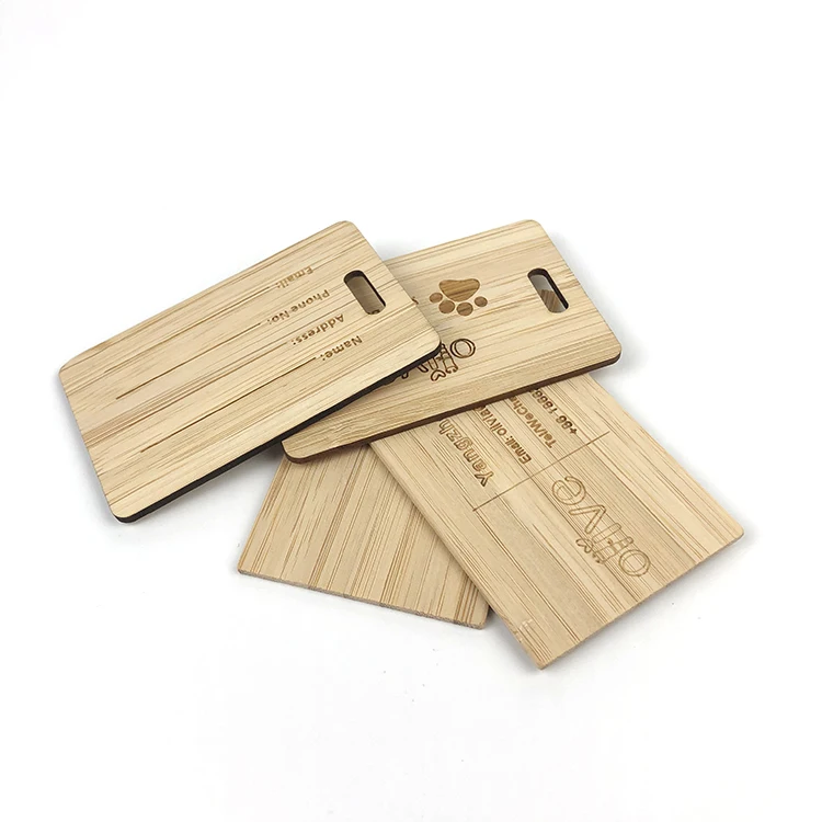 bamboo business card