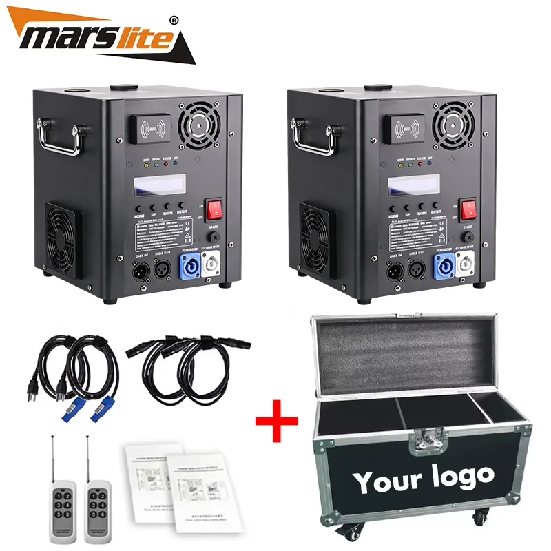 2pcs Cold Sparkler Machine for Weddings & Events - DMX Control